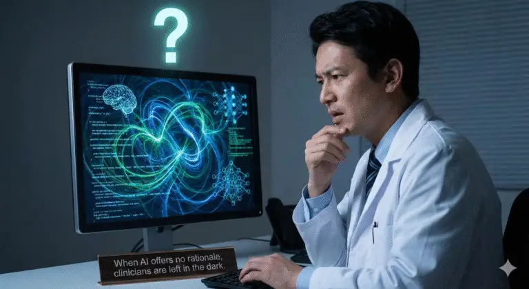 Physician trying to understand AI output